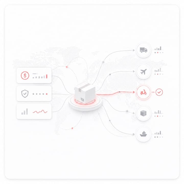 Deterministic carrier routing
